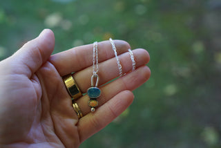 October Necklace- Australian & Ethiopian Opal