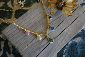 Rainbow Necklace- 5 Stones