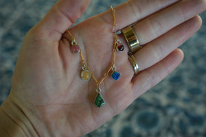 Rainbow Necklace- 5 Stones