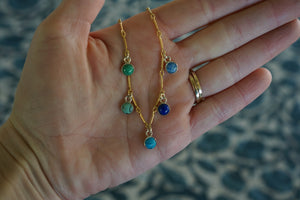 Ombre Necklace- 5 Stones