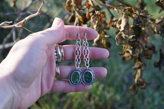 Irish Lass Earrings- Wyoming Jade