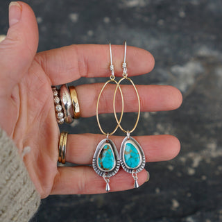 Gaea Earrings- Turquoise (Discounted)