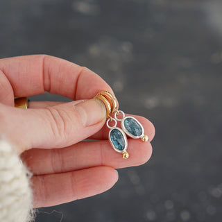 Little Minis Huggie Hoops- Kyanite