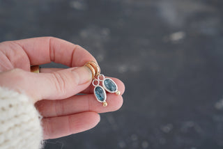 Little Minis Huggie Hoops- Kyanite