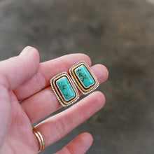 Load image into Gallery viewer, Held and Free Turquoise Bar Posts
