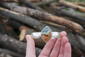 Horizon Cuff- Landscape Jasper