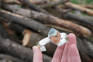 Horizon Cuff- Landscape Jasper