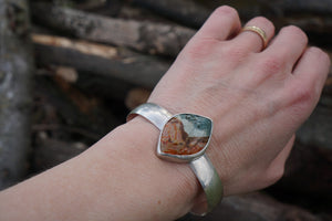 Horizon Cuff- Landscape Jasper