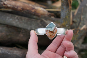 Horizon Cuff- Landscape Jasper