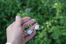 Load image into Gallery viewer, Floret Hoops- Moonstone

