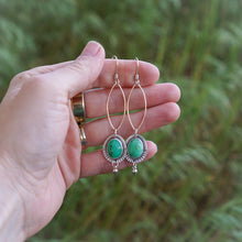 Load image into Gallery viewer, Birthstone Gaea Earrings- May: Chrysoprase
