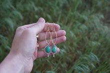Load image into Gallery viewer, Birthstone Gaea Earrings- May: Chrysoprase
