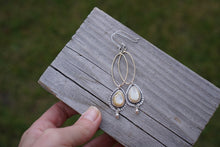 Load image into Gallery viewer, Birthstone Gaea Earrings- June: Mother of Pearl
