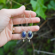 Load image into Gallery viewer, Birthstone Gaea Earrings- September: Sapphire
