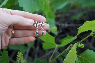 Enlightenment Posts- Turquoise
