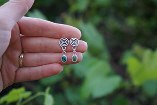 Enlightenment Posts- Turquoise