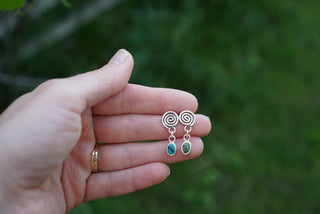 Enlightenment Posts- Turquoise