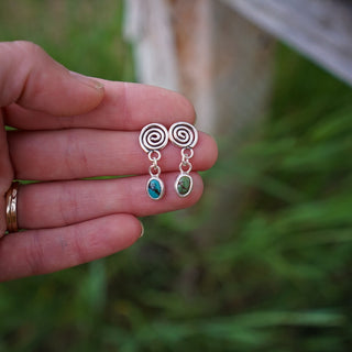 Enlightenment Posts- Turquoise