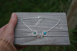 Moonburst Anklet- 3 Link