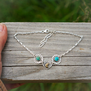 Moonburst Anklet- 3 Link