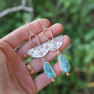 Sundown Earrings- Turquoise