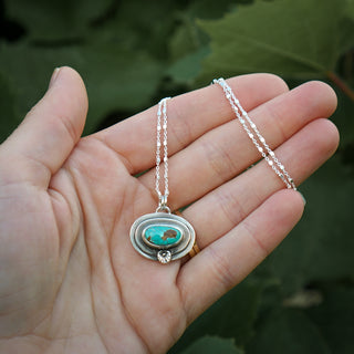 Floret Necklace- Sonoran Gem Turquoise