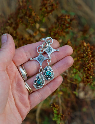 Lucia Huggies - Montana Sapphire + Alacron Turquoise