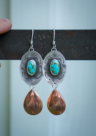 Out West Earrings- Turquoise