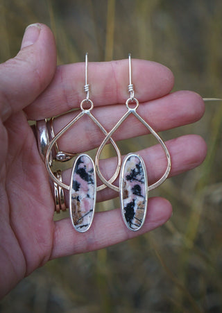 Rain Earrings- Rhononite