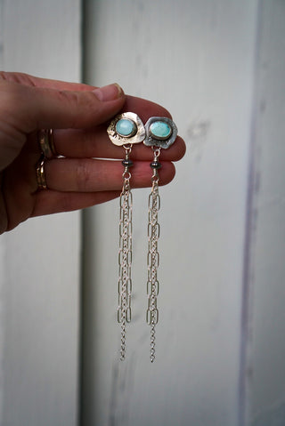 Ore Post Dusters- Lavender Turquoise