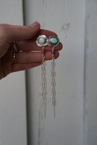 Ore Post Dusters- Lavender Turquoise