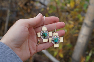 Plus Earrings- Turquoise