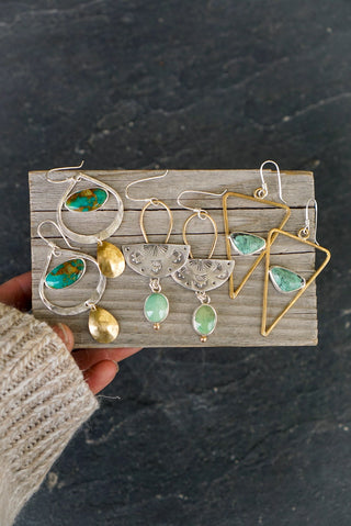 Sundown Earrings- Verde Valley Turquoise