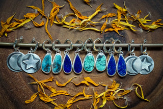 Plain Jane Huggies- Lapis Lazuli