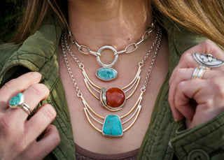 Mermaid Choker- Larimar
