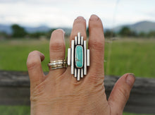 Load image into Gallery viewer, Art Deco Cowgirl Ring- Size 8
