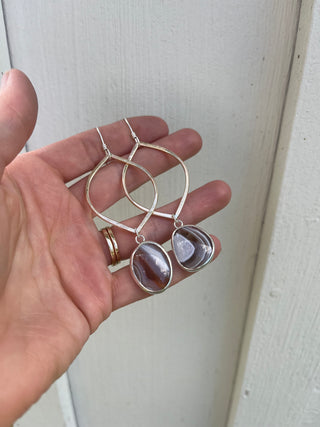 Venus Earrings- Great Lakes Agate
