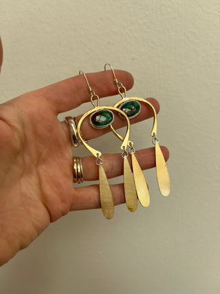 Plain Luck Earrings- Turquoise