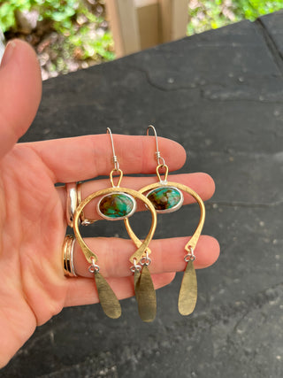 Plain Luck Earrings- Turquoise