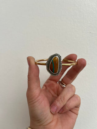 Relic Cuff- Ribbon Turquoise