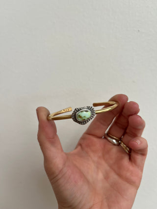 Little Stone Relic Cuff- Variscite