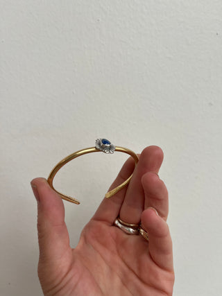 Little Stone Relic Cuff- Lapis