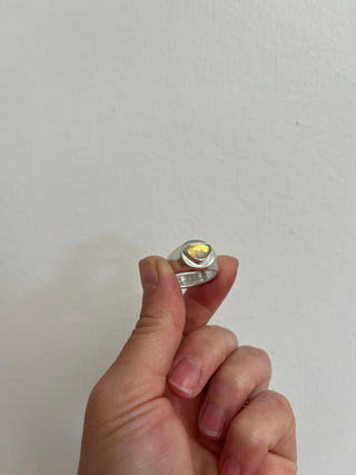 Round Signet- Opal Size 8.25