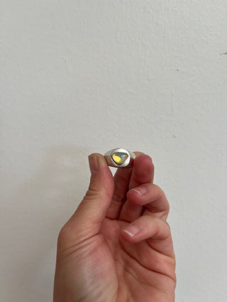 Round Signet- Opal Size 8.25