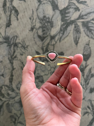 Relic Cuff- Rhodochrosite (Small)