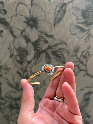 Relic Cuff- Spiny Oyster Shell (Small)