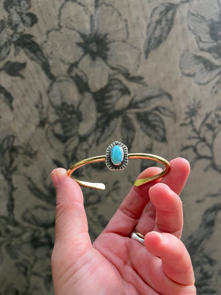 Relic Cuff- Lavender Turquoise (Small)