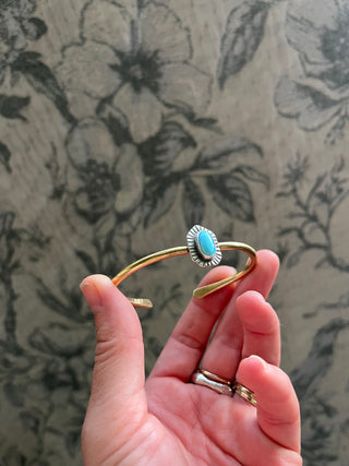 Relic Cuff- Lavender Turquoise (Small)