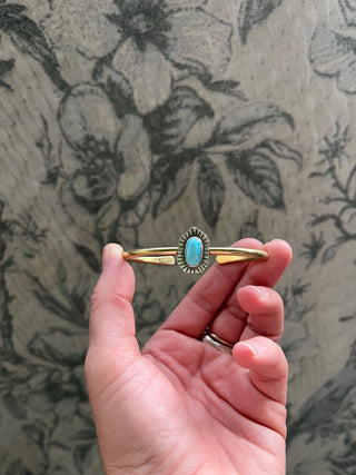 Relic Cuff- Lavender Turquoise (Small)