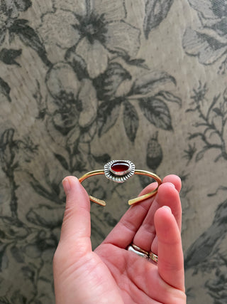 Relic Cuff- Red Carnelian (Small)